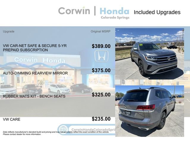 Used 2022 Volkswagen Atlas SE AWD/4WD image 4