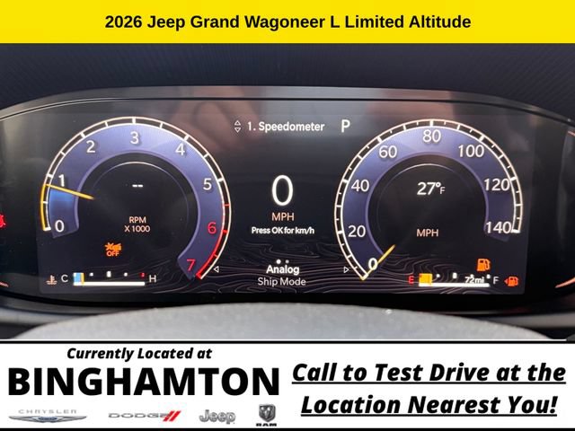 New 2026 Jeep Grand Wagoneer L Limited AWD/4WD image 27