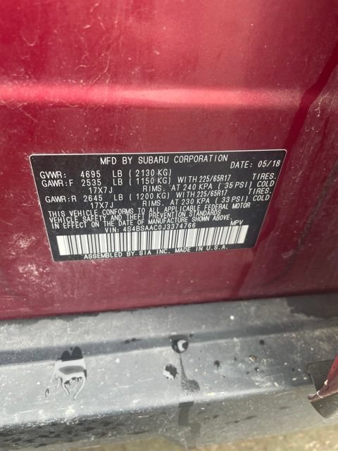 Used 2018 Subaru Outback 2.5i AWD/4WD image 14