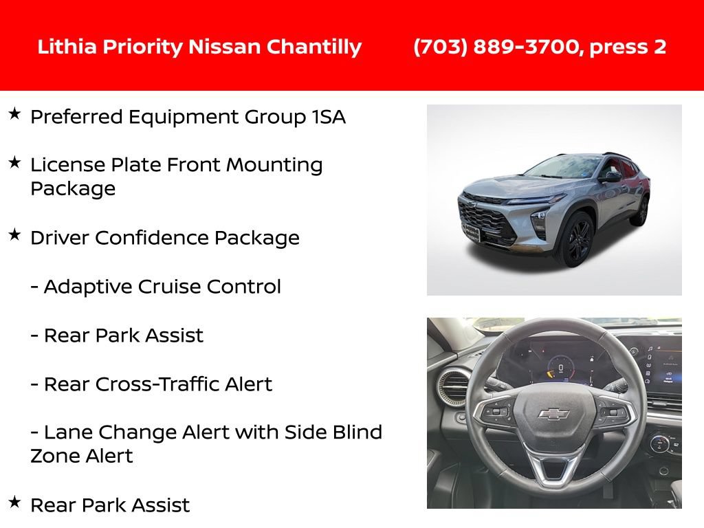 Used 2025 Chevrolet Trax ACTIV w/ Driver Confidence Package FWD image 6