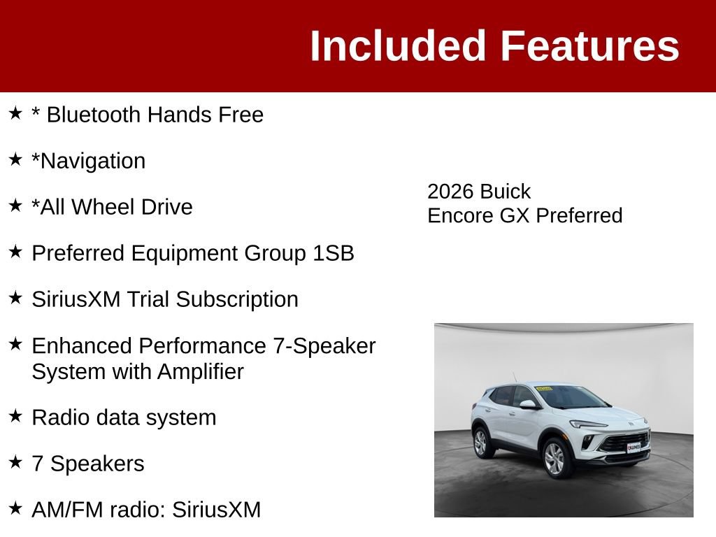 Used 2026 Buick Encore GX Preferred AWD/4WD image 3