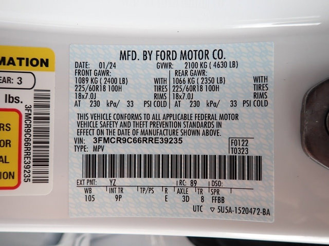 Used 2024 Ford Bronco Sport Outer Banks AWD/4WD image 16