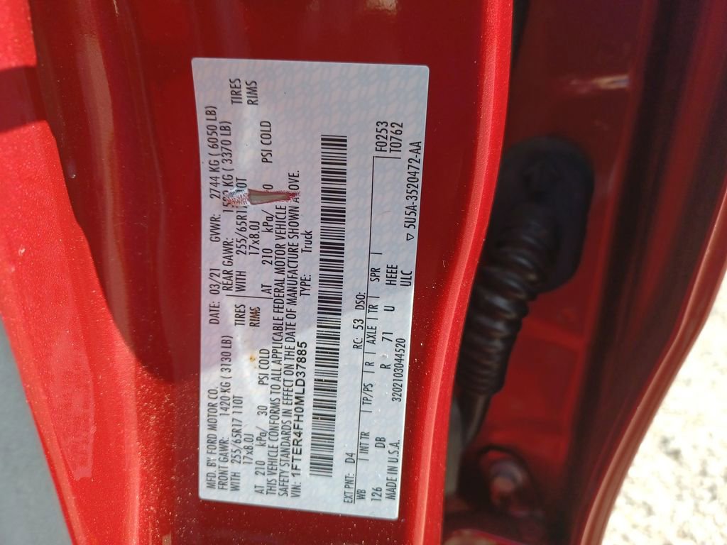 Used 2021 Ford Ranger Lariat w/ Equipment Group 501A High image 26