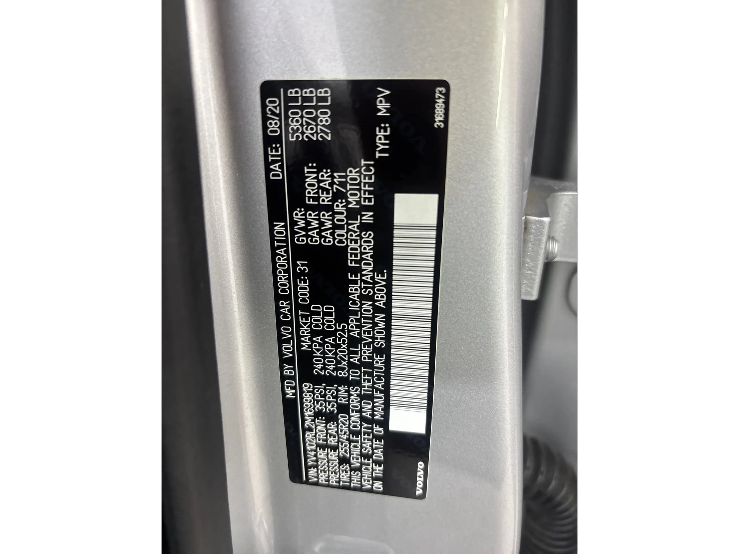Used 2021 Volvo XC60 T5 Inscription w/ Protection Package AWD/4WD image 28