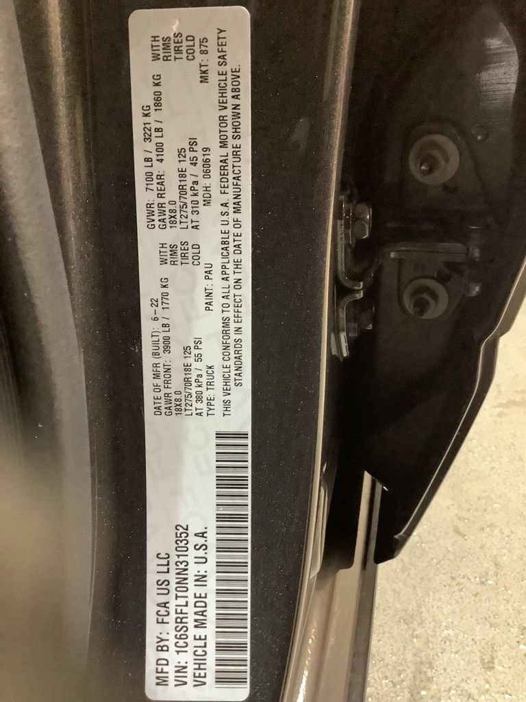 Certified 2022 RAM 1500 Rebel w/ Rebel Level A Equipment Group AWD/4WD image 20