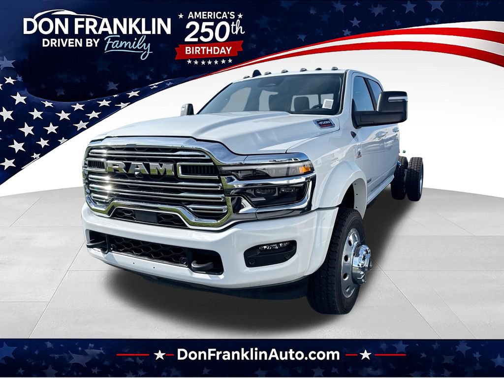 New 2026 RAM 4500 4x4 Crew Cab DRW w/ Laramie Trim Package