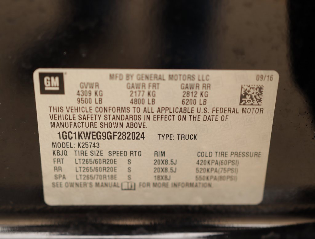 Used 2016 Chevrolet Silverado 2500 LTZ w/ Custom Sport Edition image 42