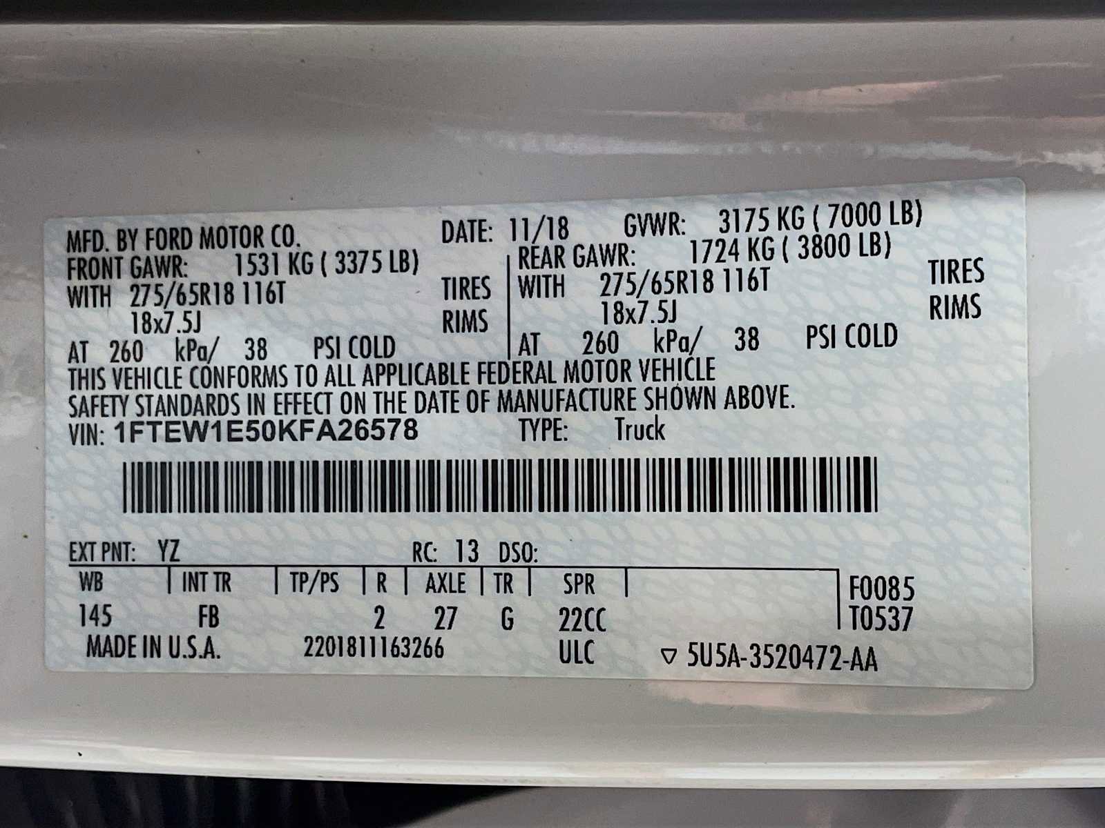 Used 2019 Ford F150 XLT w/ Equipment Group 302A Luxury image 30