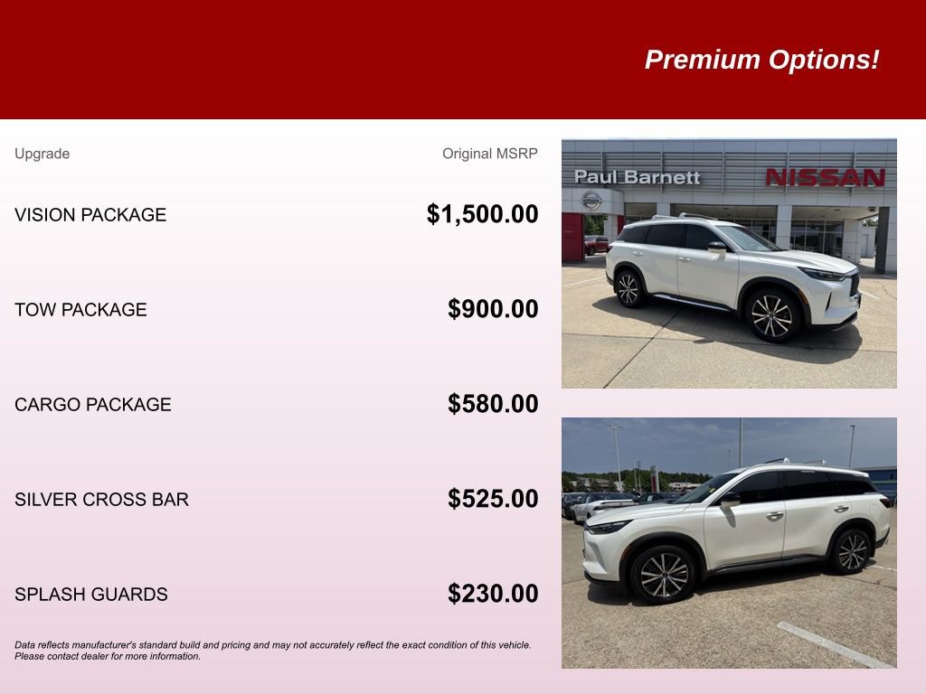 Used 2023 INFINITI QX60 Sensory w/ Vision Package AWD/4WD image 9