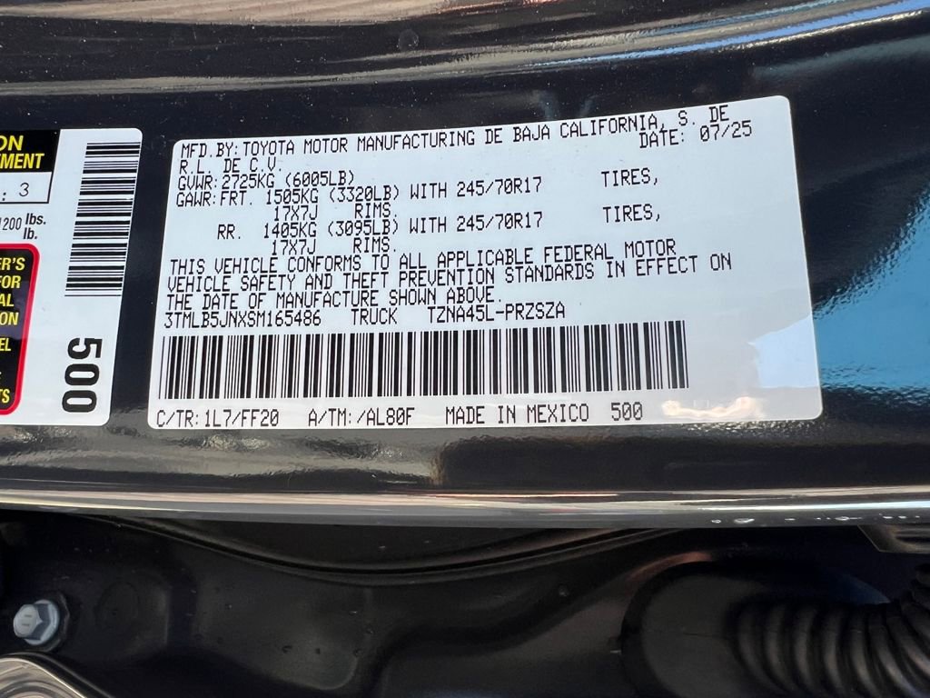 Certified 2025 Toyota Tacoma SR5 w/ SR5 Upgrade Package image 43