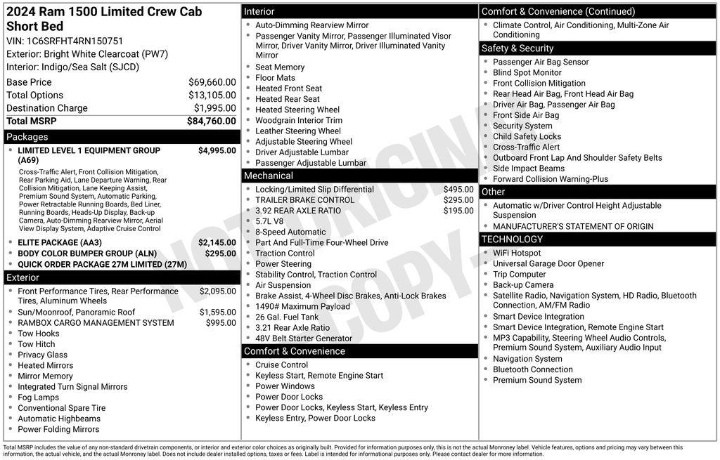 Used 2024 RAM 1500 Limited AWD/4WD image 26