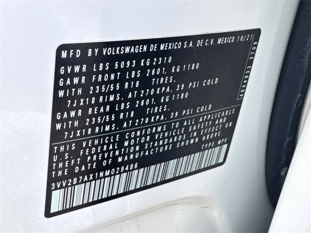 Used 2022 Volkswagen Tiguan SE image 28