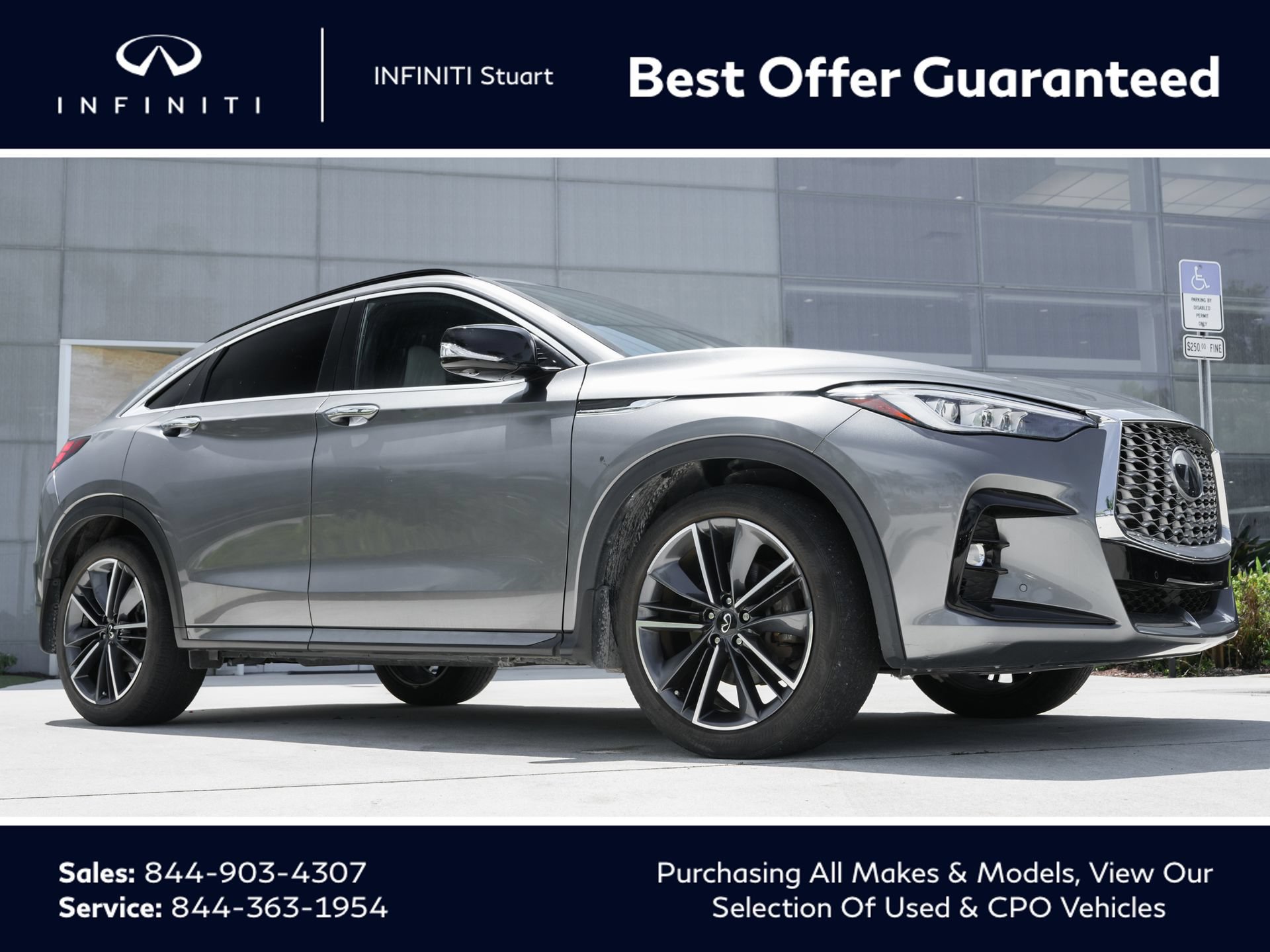 Used 2023 INFINITI QX55 Sensory w/ Lighting Package