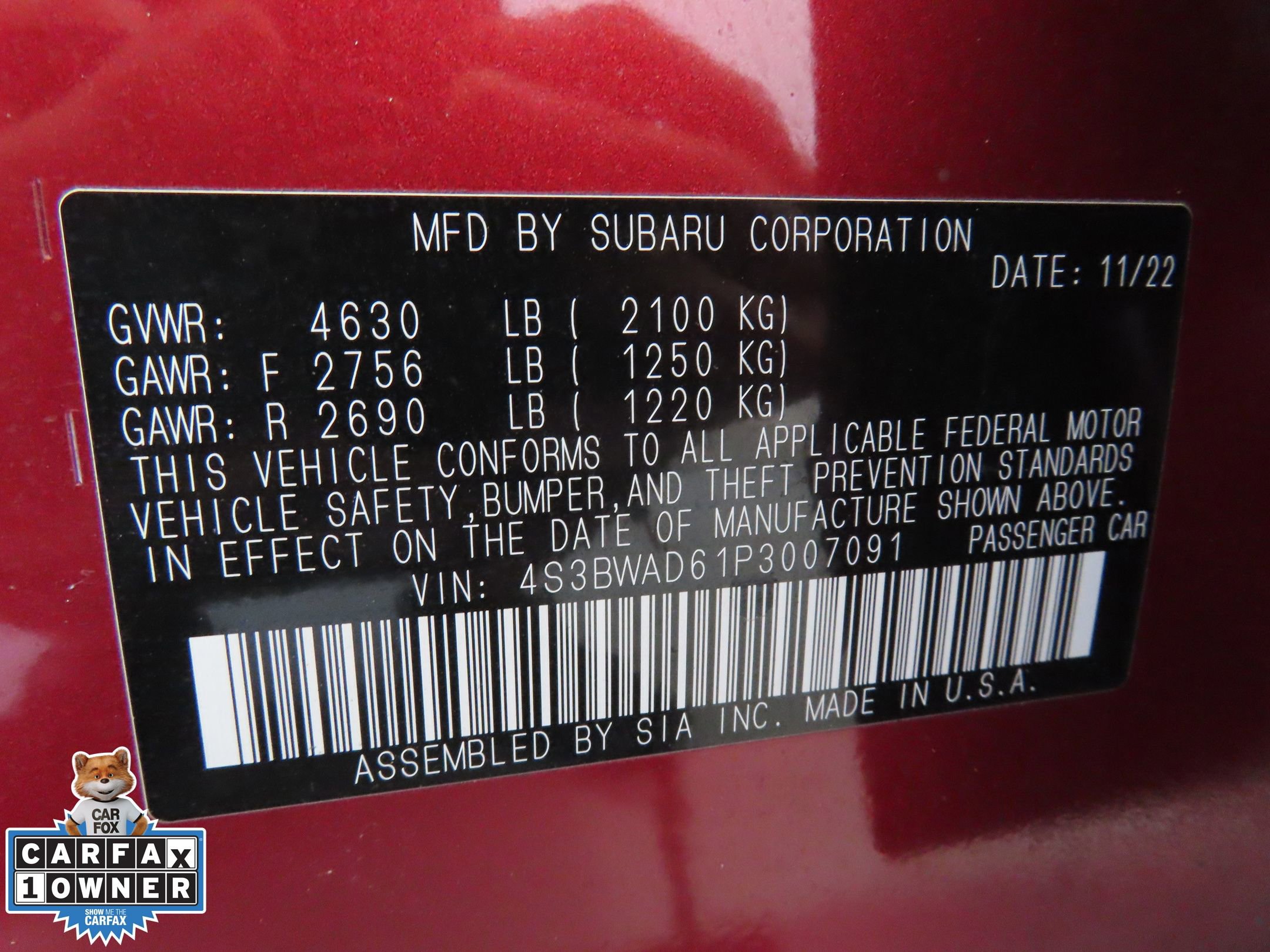 Used 2023 Subaru Legacy Premium image 29
