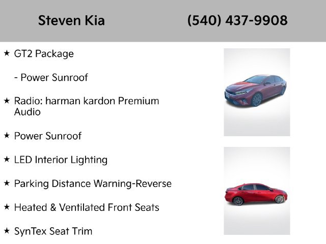 Certified 2023 Kia Forte GT w/ GT2 Package FWD image 15