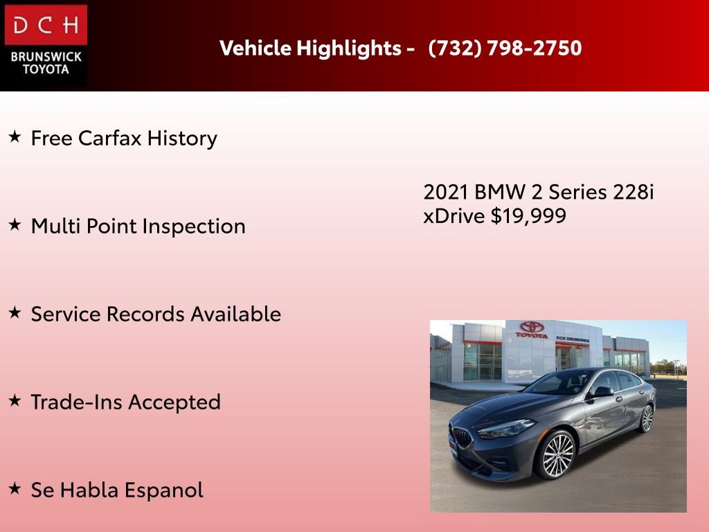 Used 2021 BMW 228i xDrive Gran Coupe w/ Convenience Package image 4