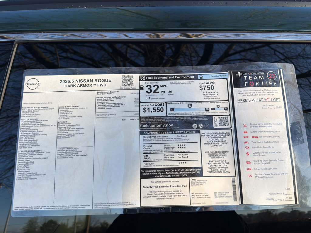 New 2026 Nissan Rogue Dark Armor image 12