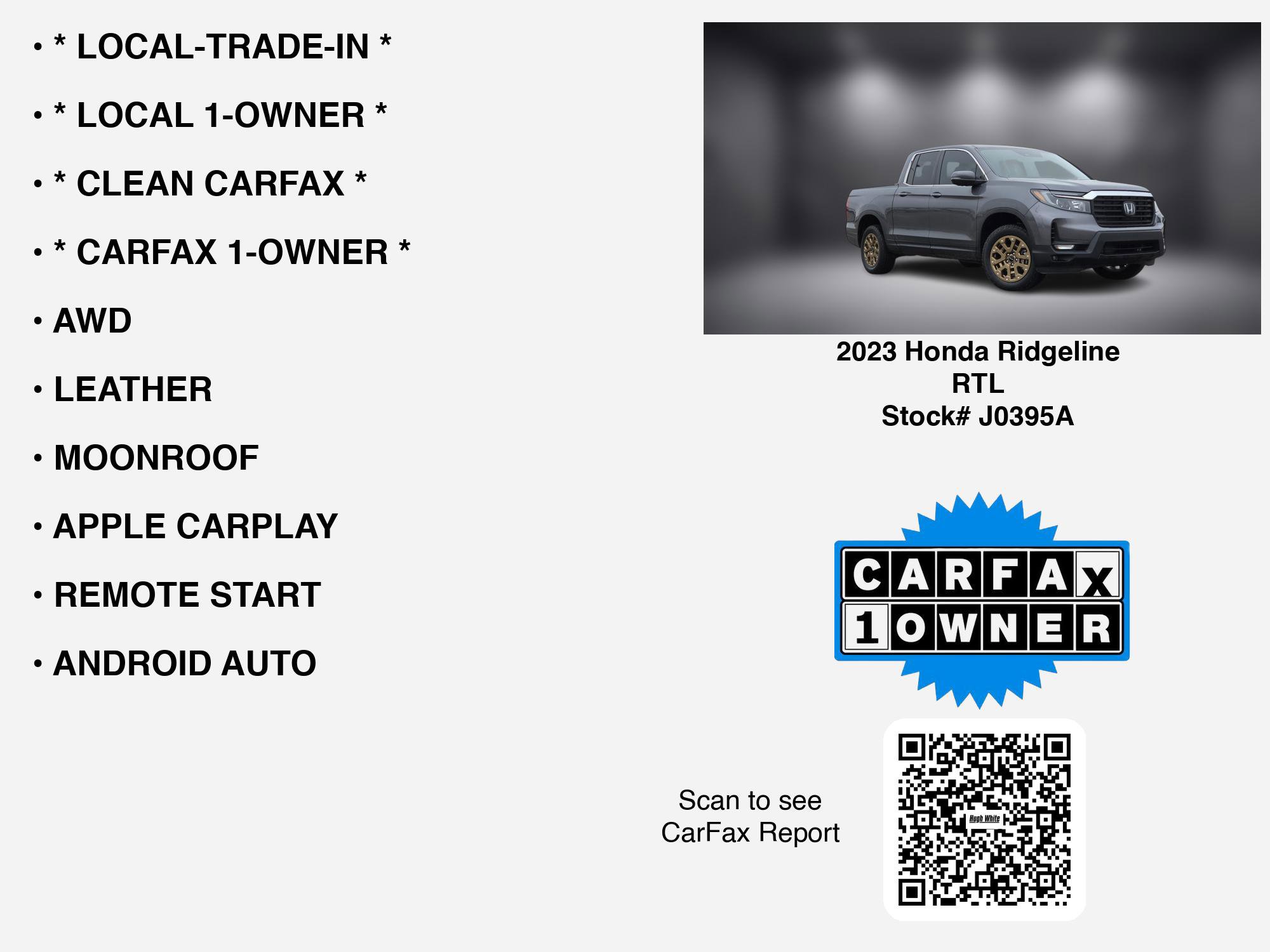 Used 2023 Honda Ridgeline RTL image 7