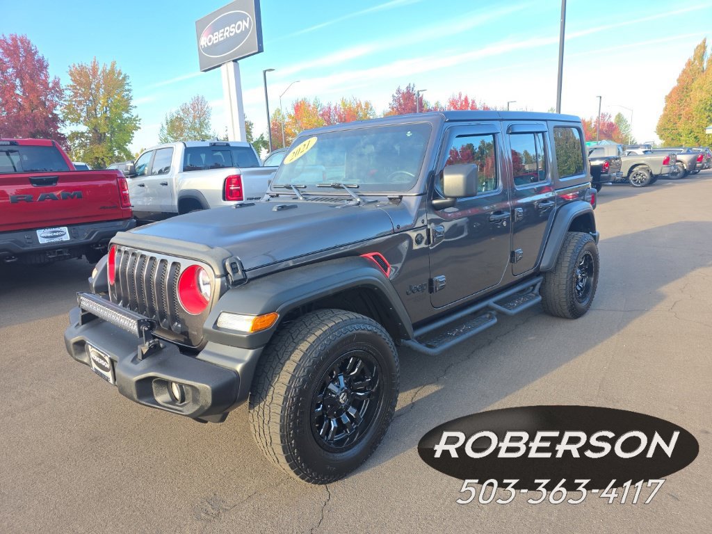 Used 2021 Jeep Wrangler Unlimited Sport AWD/4WD image 1