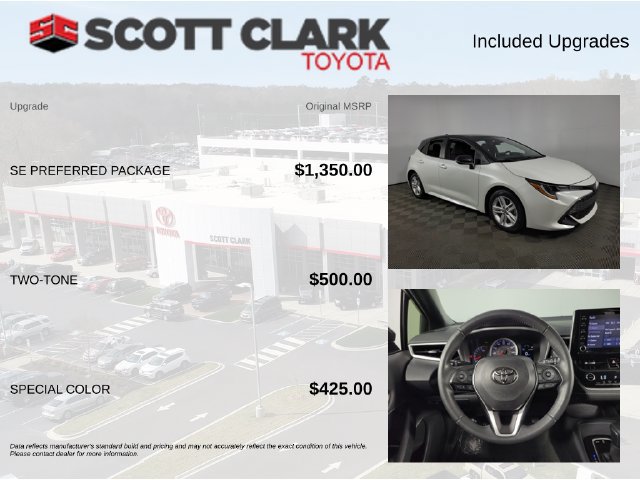 Used 2021 Toyota Corolla SE w/ SE Preferred Package FWD image 8
