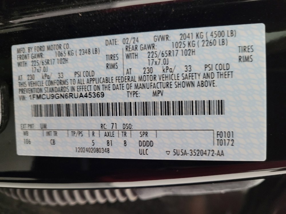 Used 2024 Ford Escape Active w/ Tech Pack #1 image 33