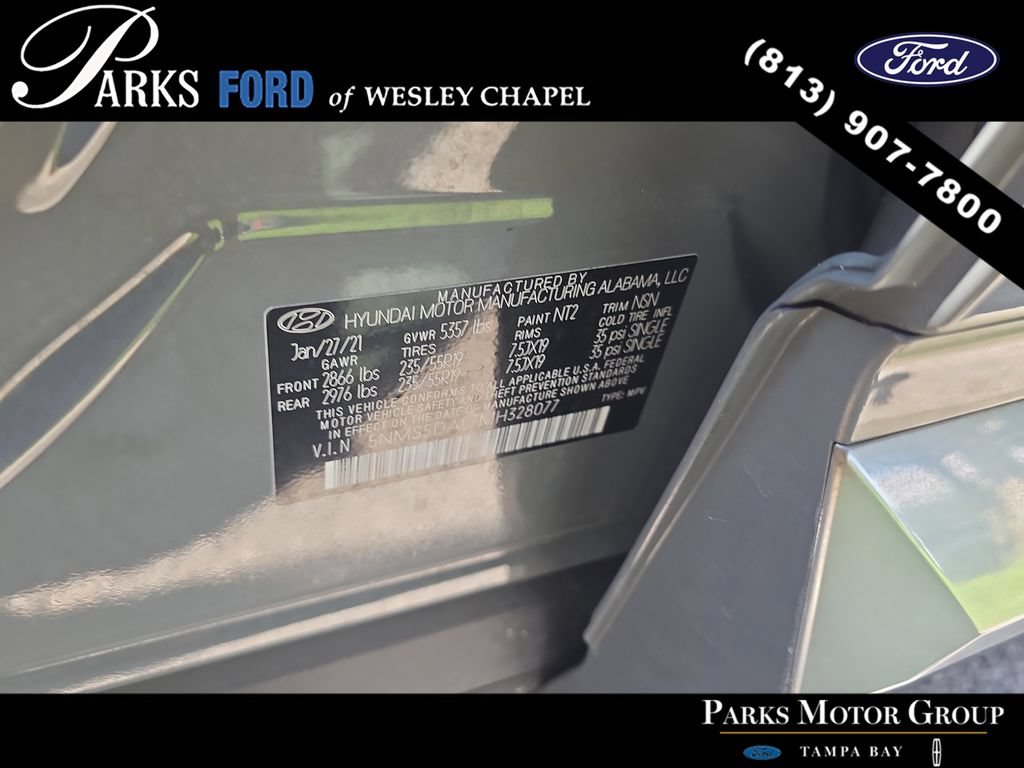 Used 2021 Hyundai Santa Fe Calligraphy AWD/4WD image 33