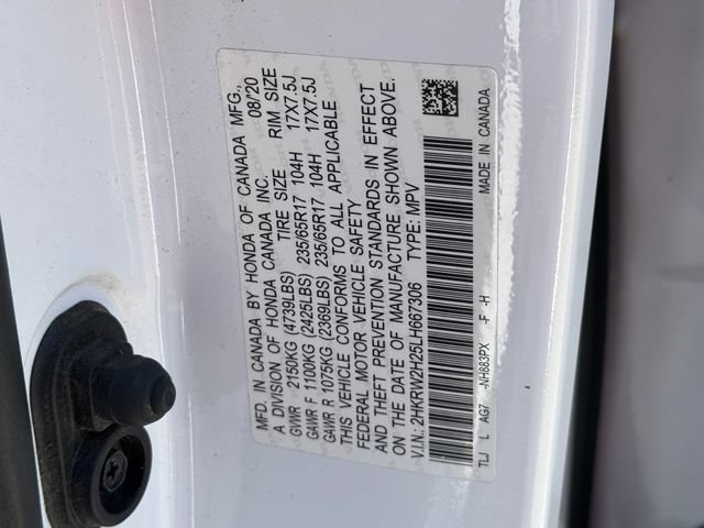 Certified 2020 Honda CR-V LX image 28