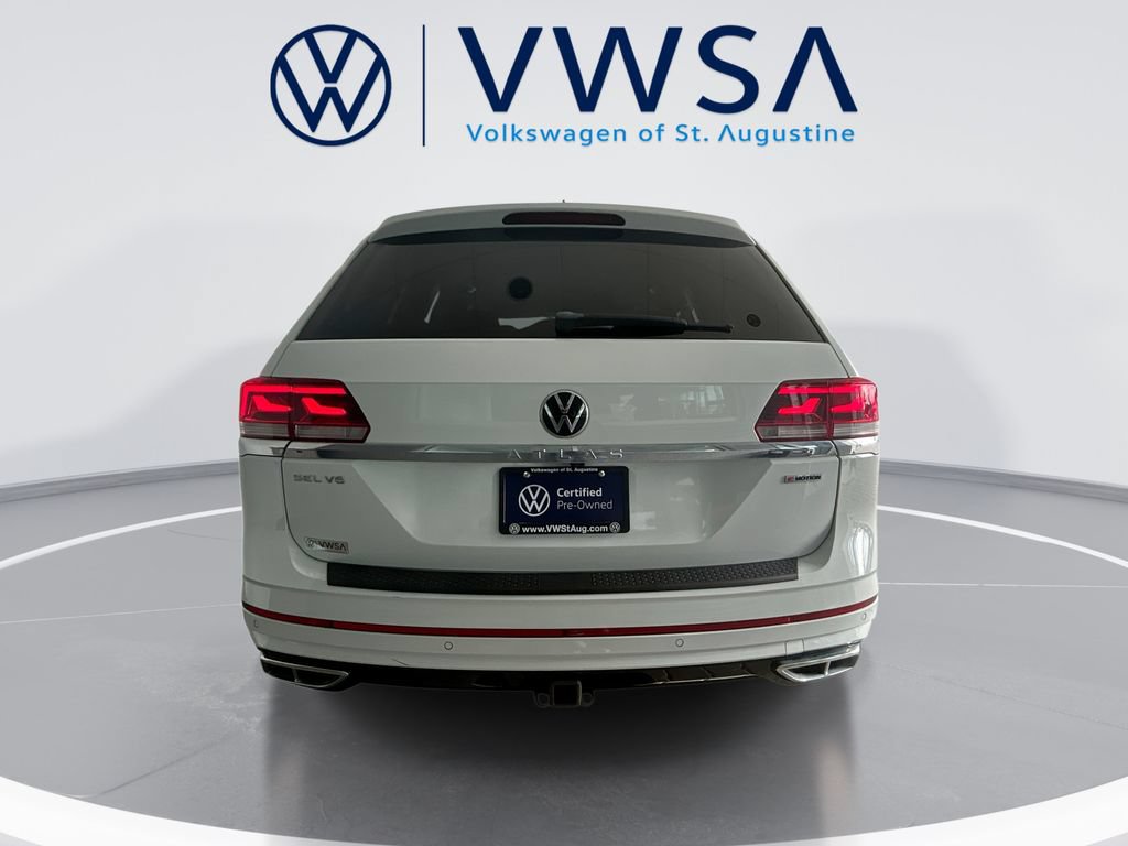 Certified 2021 Volkswagen Atlas SEL R-Line AWD/4WD image 7