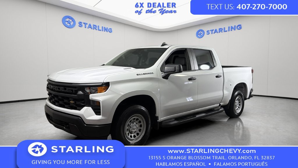 Certified 2025 Chevrolet Silverado 1500 W/T w/ WT Value Package RWD image 1