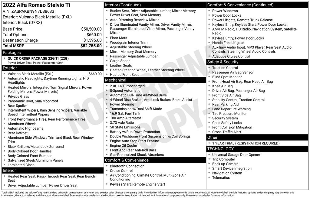 Used 2022 Alfa Romeo Stelvio Ti image 35