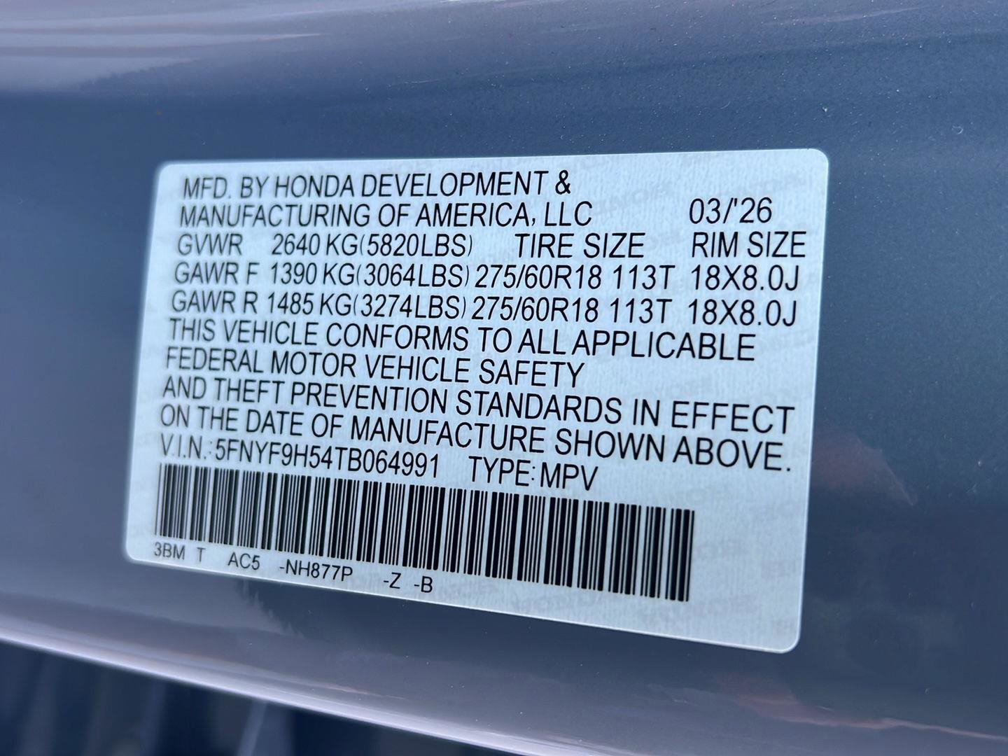 New 2026 Honda Passport TrailSport image 38