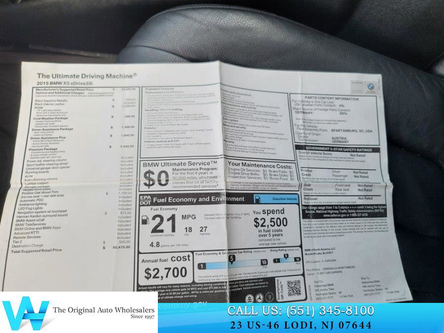 Used 2015 BMW X5 xDrive35i image 22