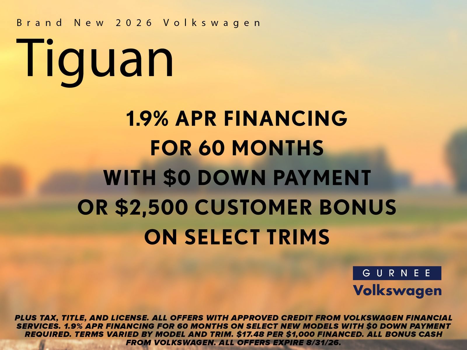 New 2026 Volkswagen Tiguan SE R-Line AWD/4WD image 4