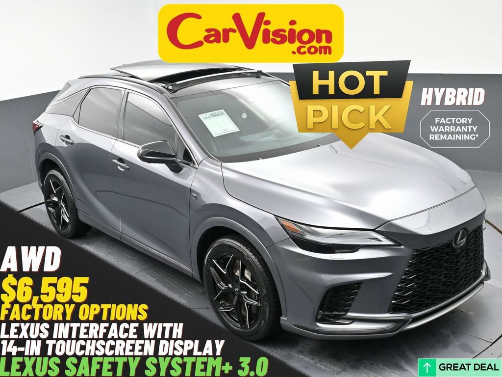 Used 2023 Lexus RX 500h F Sport w/ Accessory Package (Z1) image 1