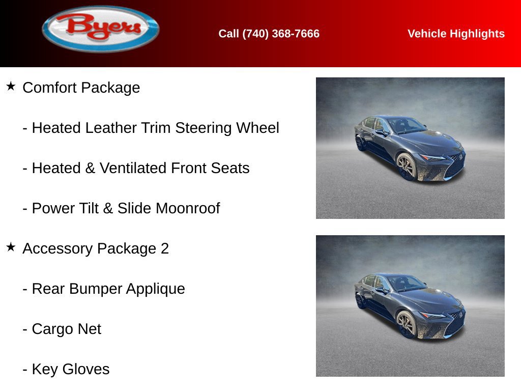 Used 2021 Lexus IS 300 AWD w/ Comfort Package image 11