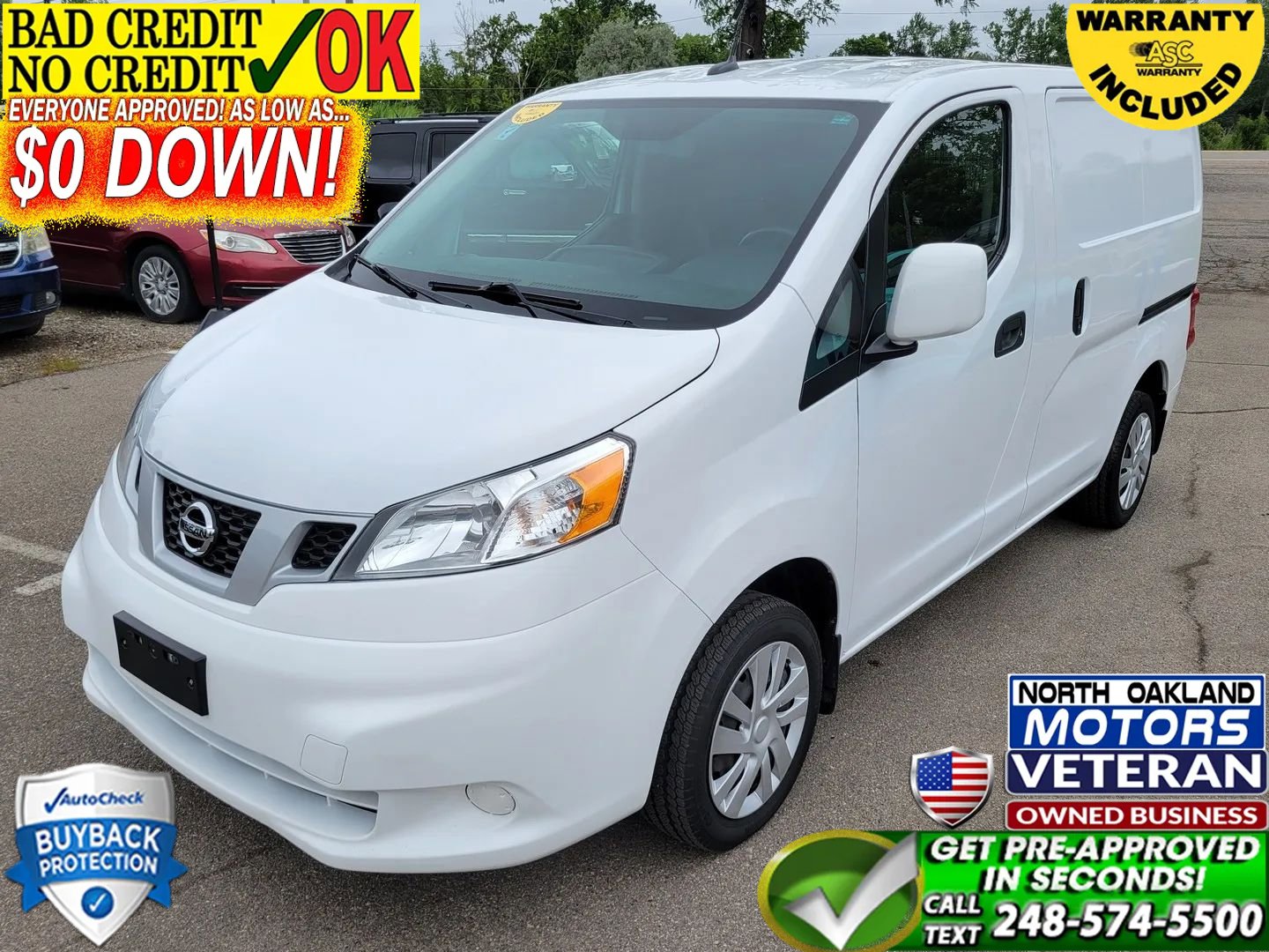 Used 2021 Nissan NV200 SV w/ Back Door Glass Package