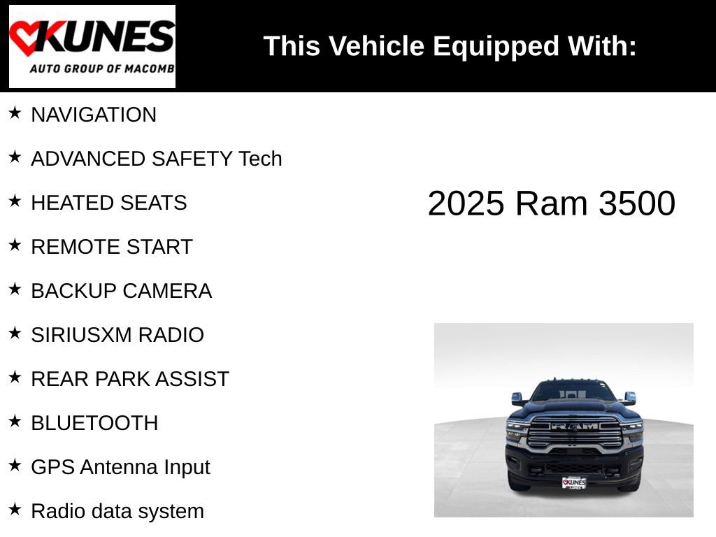 Used 2025 RAM 3500 Laramie w/ Max Tow Package AWD/4WD image 3