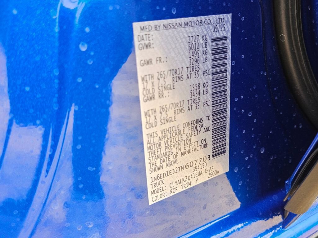 New 2026 Nissan Frontier Pro-X w/ Pro Premium Package image 20