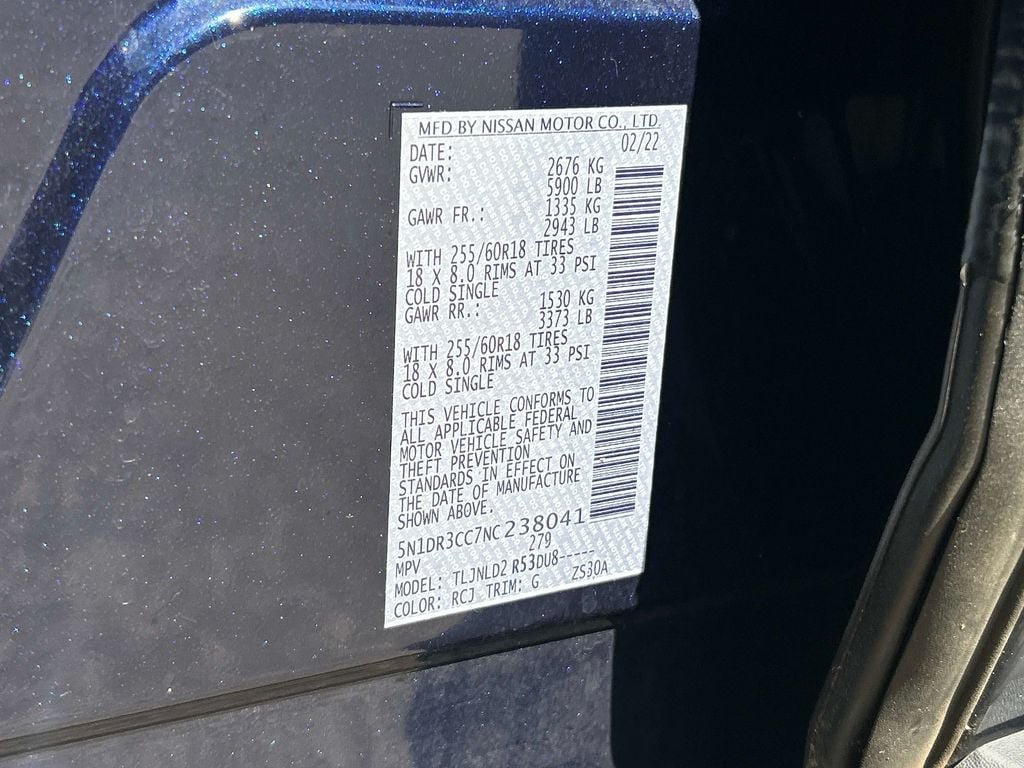 Used 2022 Nissan Pathfinder SL AWD/4WD image 10