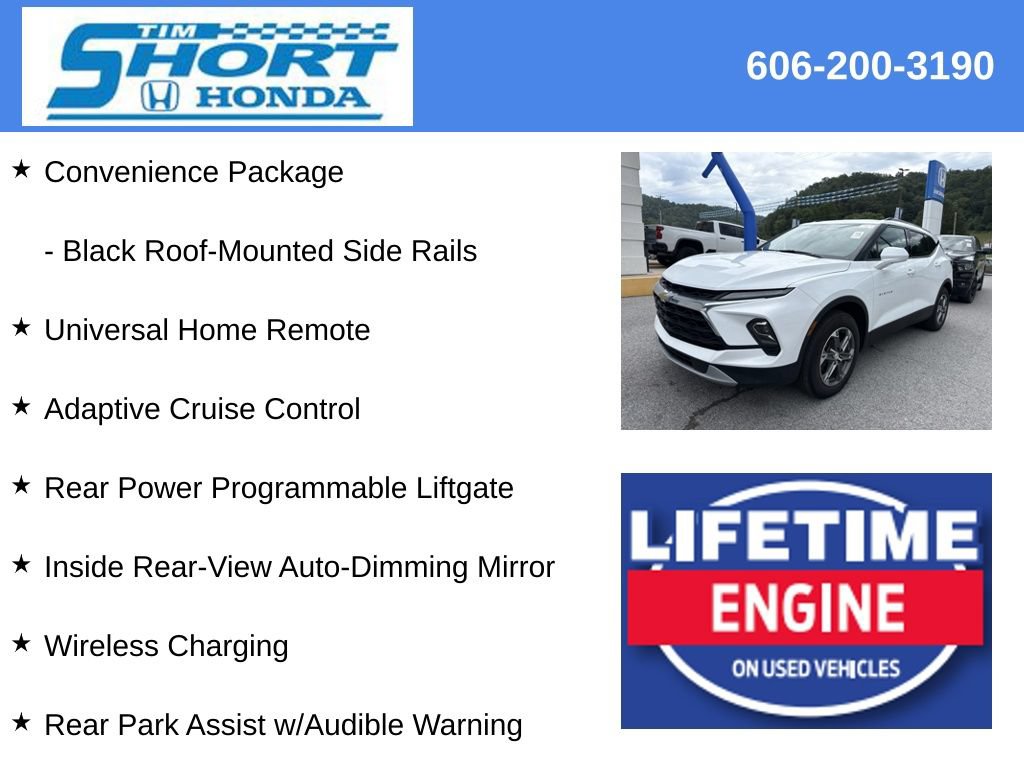 Used 2023 Chevrolet Blazer LT w/ Convenience Package FWD image 13