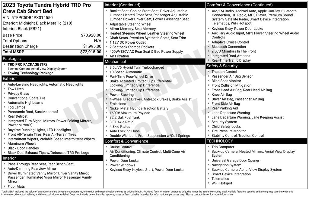 Used 2023 Toyota Tundra TRD Pro image 34