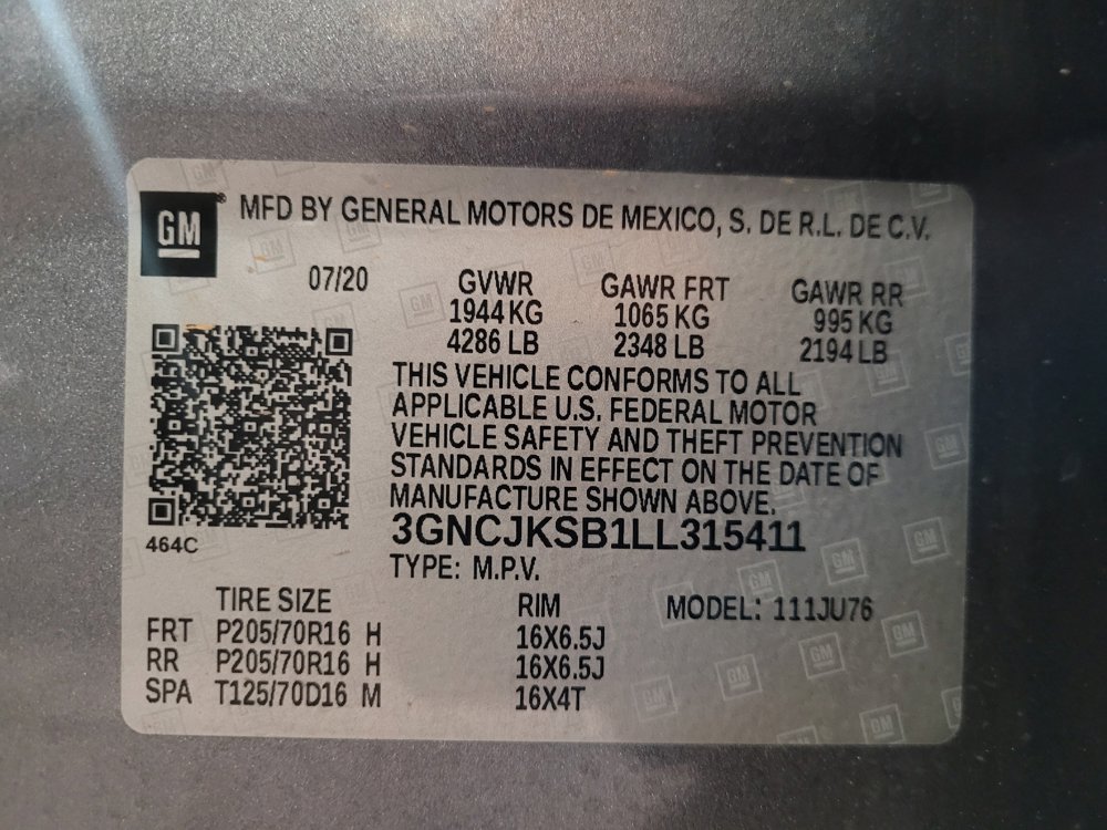Used 2020 Chevrolet Trax LS FWD image 33