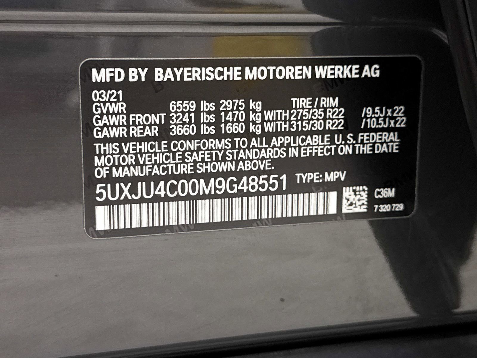 Used 2021 BMW X5 M50i image 41