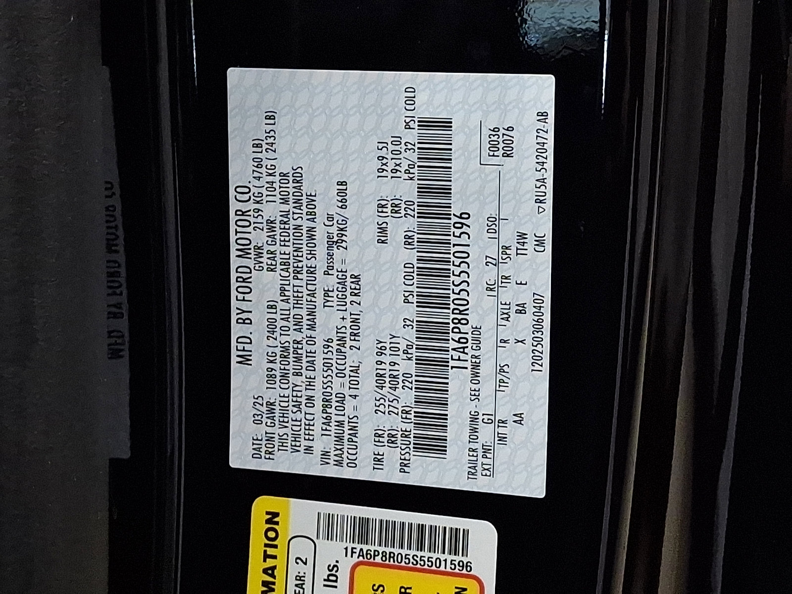 Used 2025 Ford Mustang Dark Horse image 23