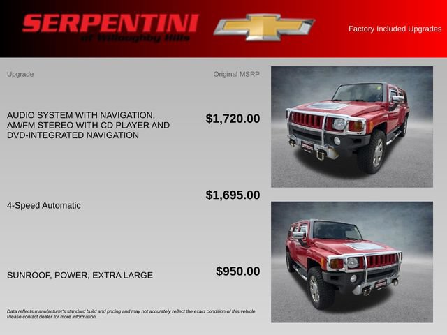Used 2008 HUMMER H3 AWD/4WD image 4