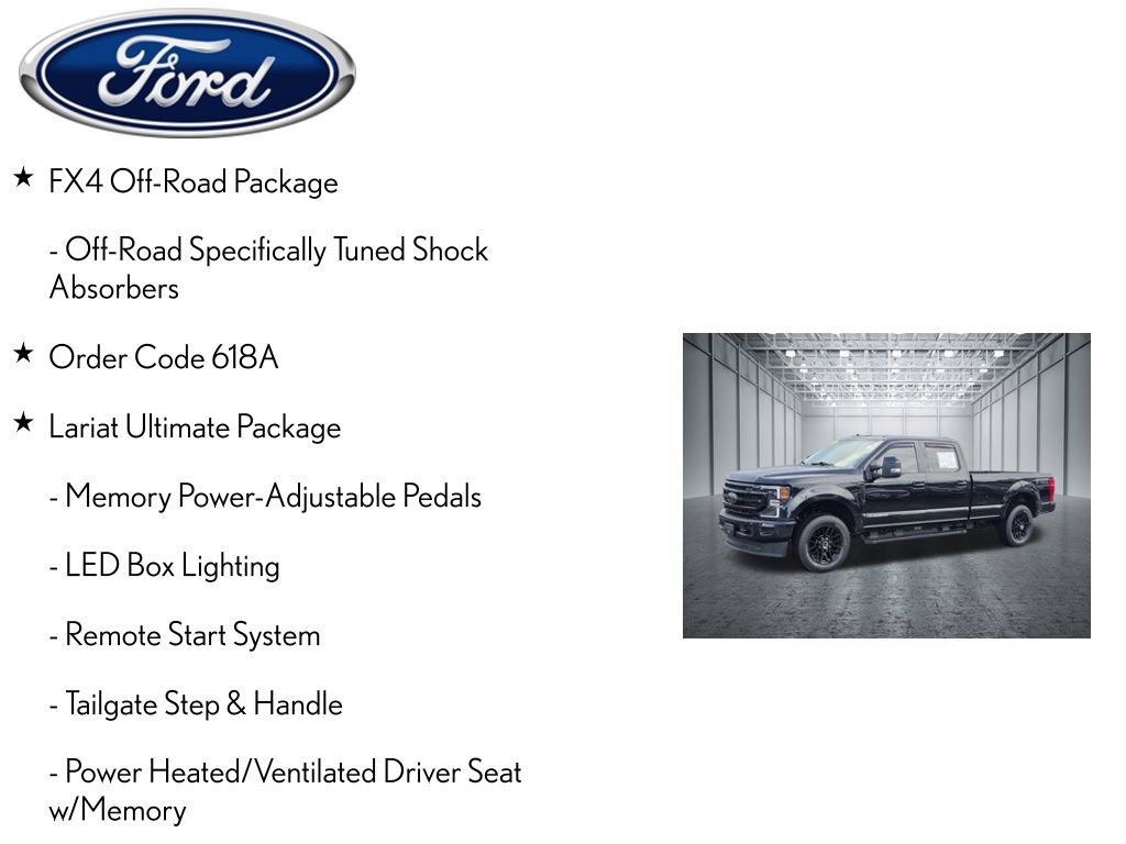 Used 2022 Ford F350 Lariat w/ Black Appearance Package AWD/4WD image 9