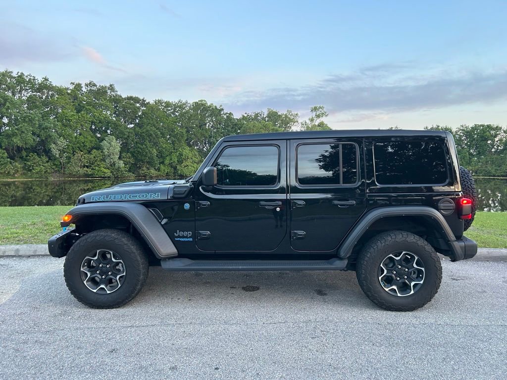 Used 2022 Jeep Wrangler Unlimited Rubicon 4xe w/ Steel Bumper Group image 2