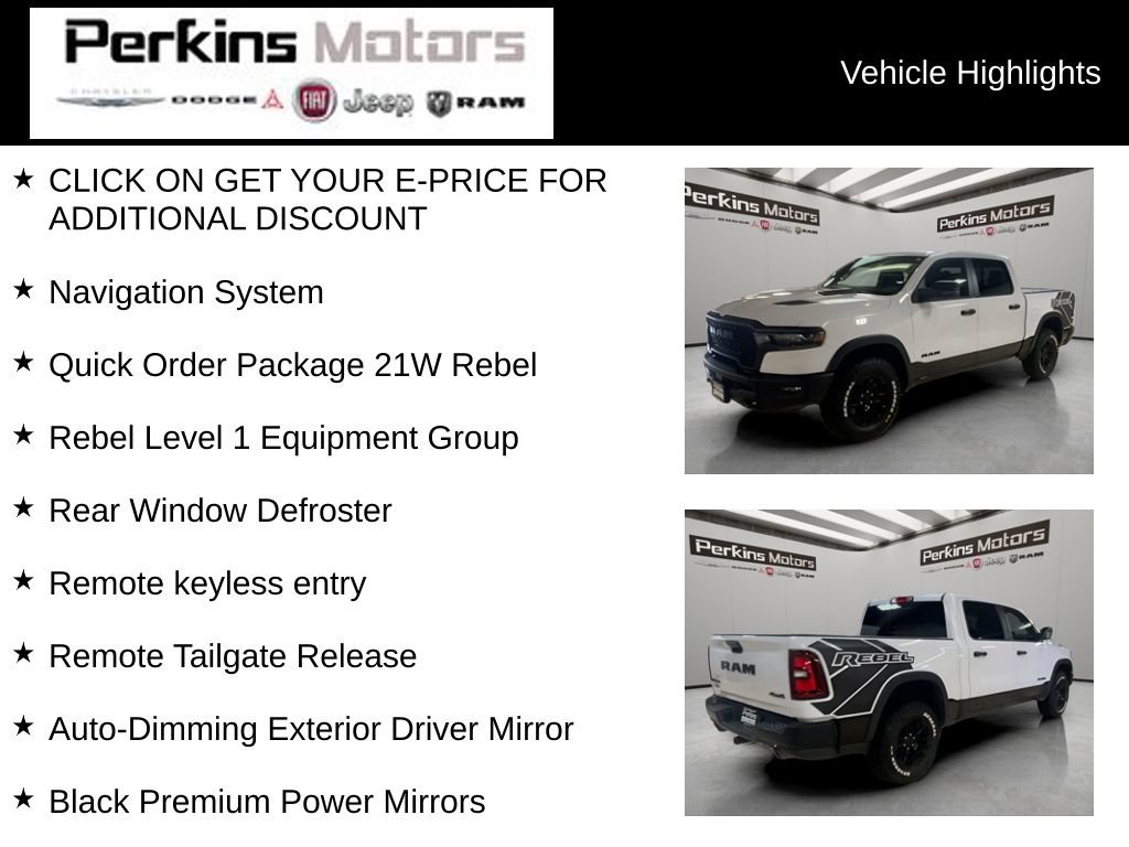 Used 2025 RAM 1500 Rebel w/ Rebel Level 1 Equipment Group AWD/4WD image 7