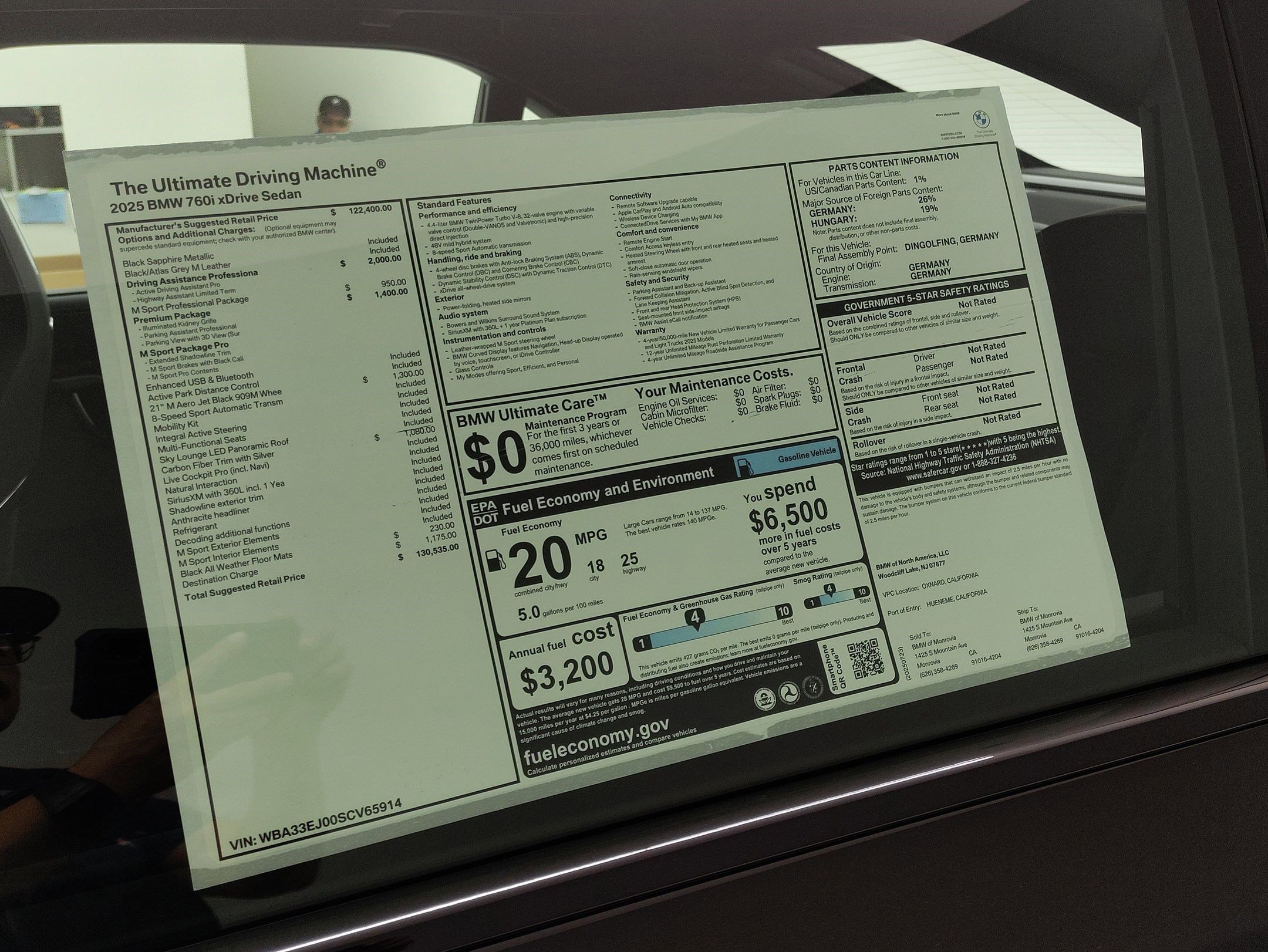 New 2025 BMW 760i xDrive image 26