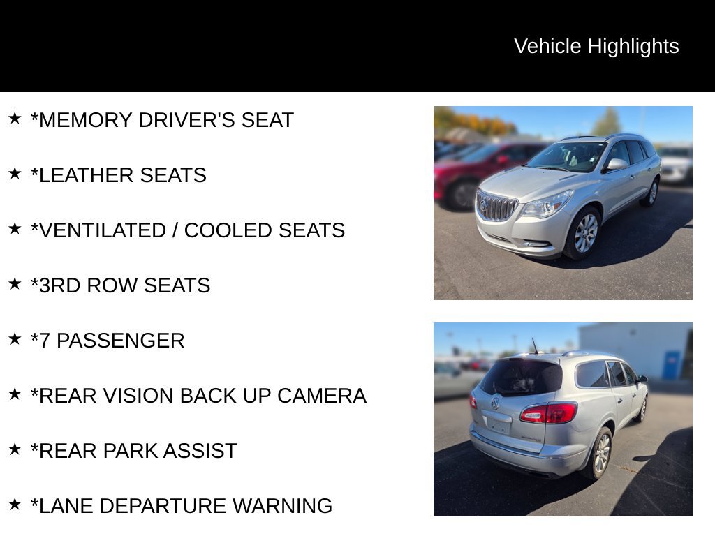 Used 2017 Buick Enclave Premium w/ Experience Buick Package AWD/4WD image 11